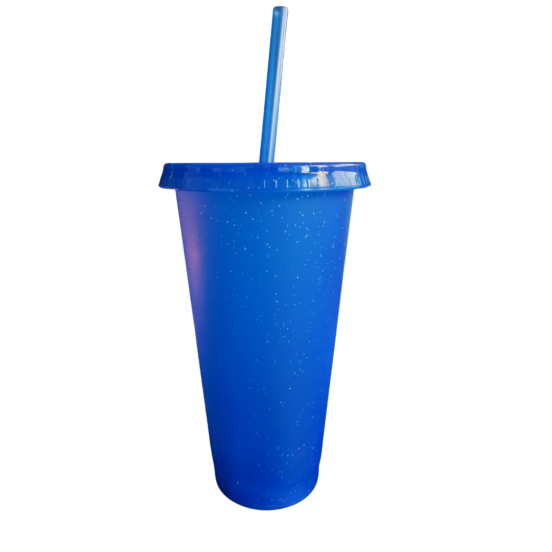 Personalisierter Glitzerbecher