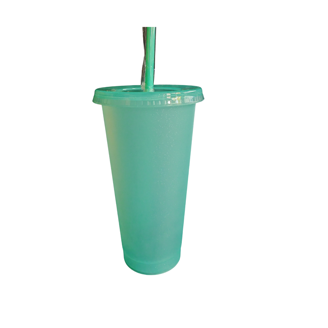 Personalisierter Glitzerbecher