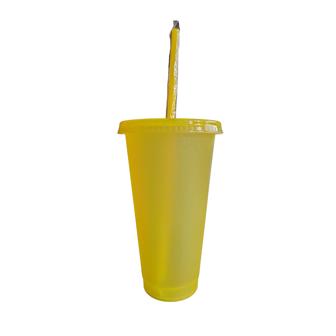 Personalisierter Glitzerbecher