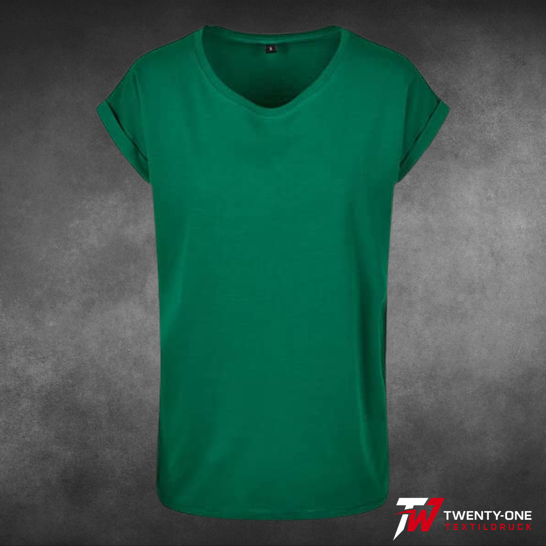 Ladies` Extended Shoulder Tee