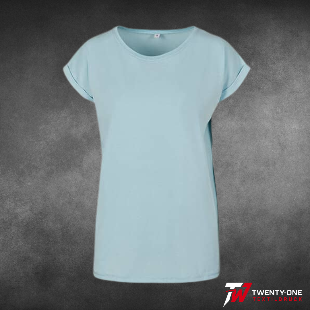 Ladies` Extended Shoulder Tee