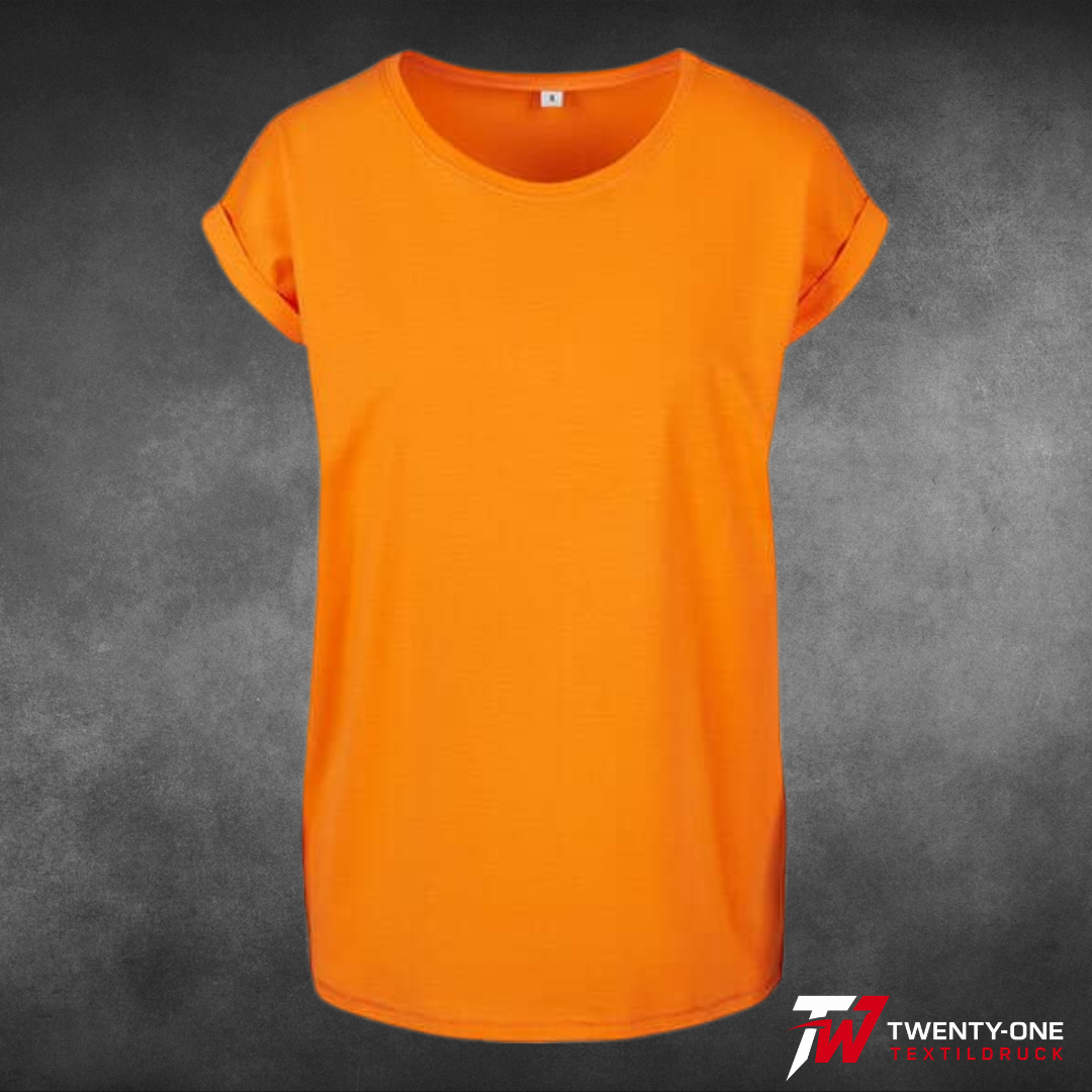 Ladies` Extended Shoulder Tee