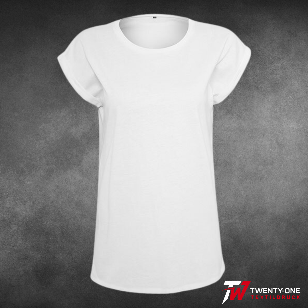 Ladies` Extended Shoulder Tee
