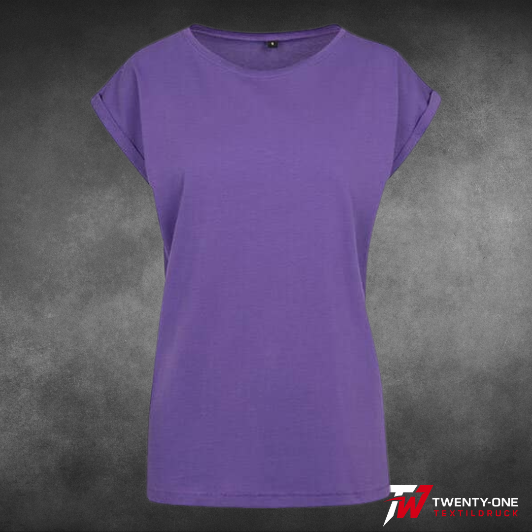 Ladies` Extended Shoulder Tee