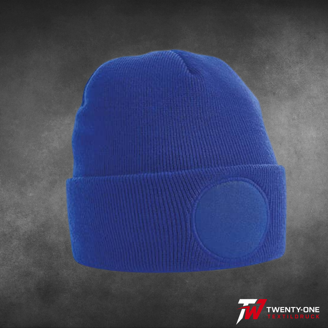 Circular Patch Beanie