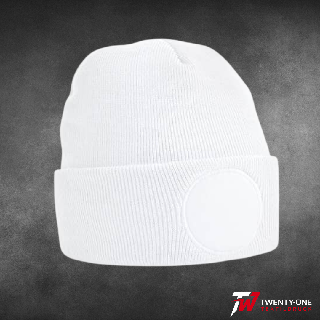 Circular Patch Beanie
