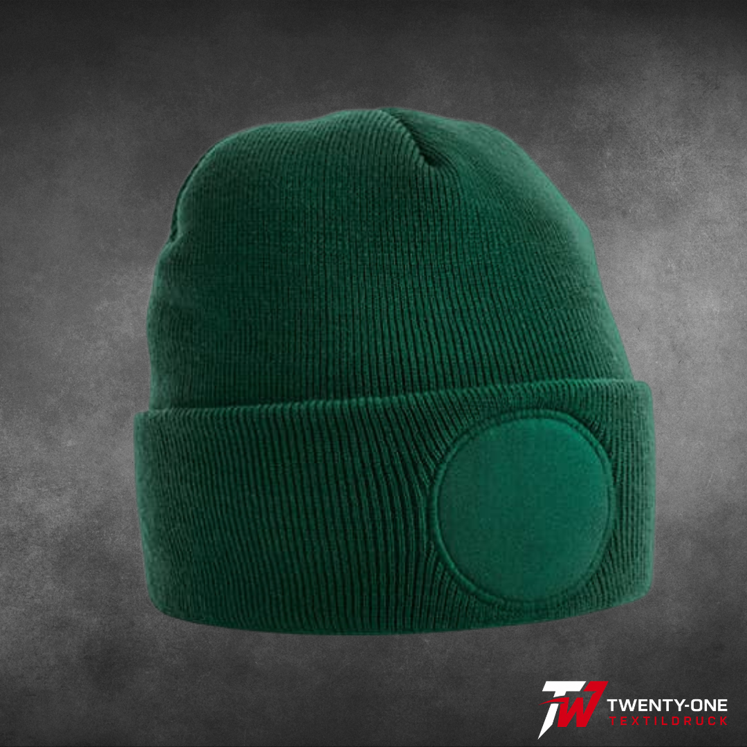 Circular Patch Beanie