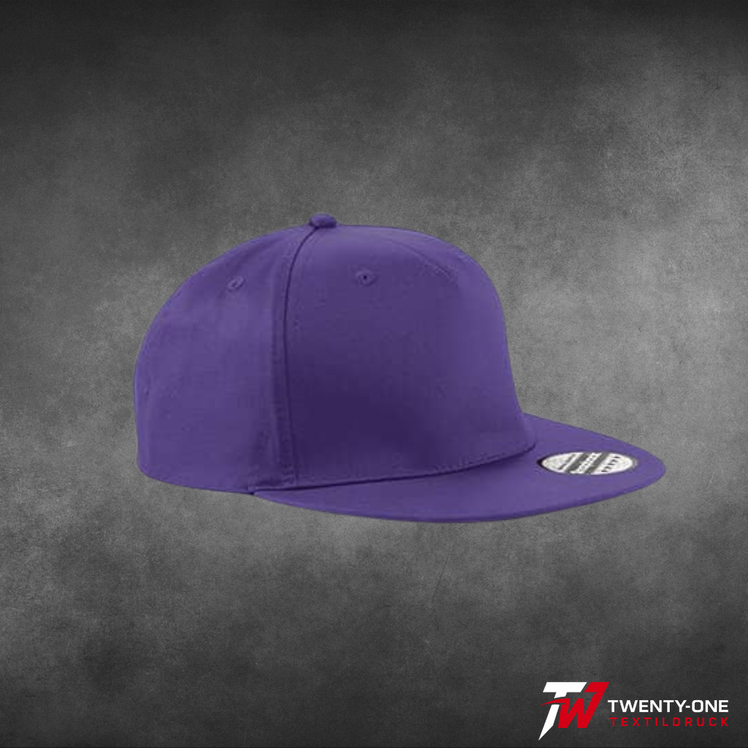 5-Panel Snapback Rapper Cap inkl. Druck