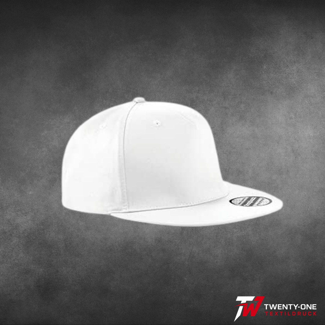 5-Panel Snapback Rapper Cap inkl. Druck