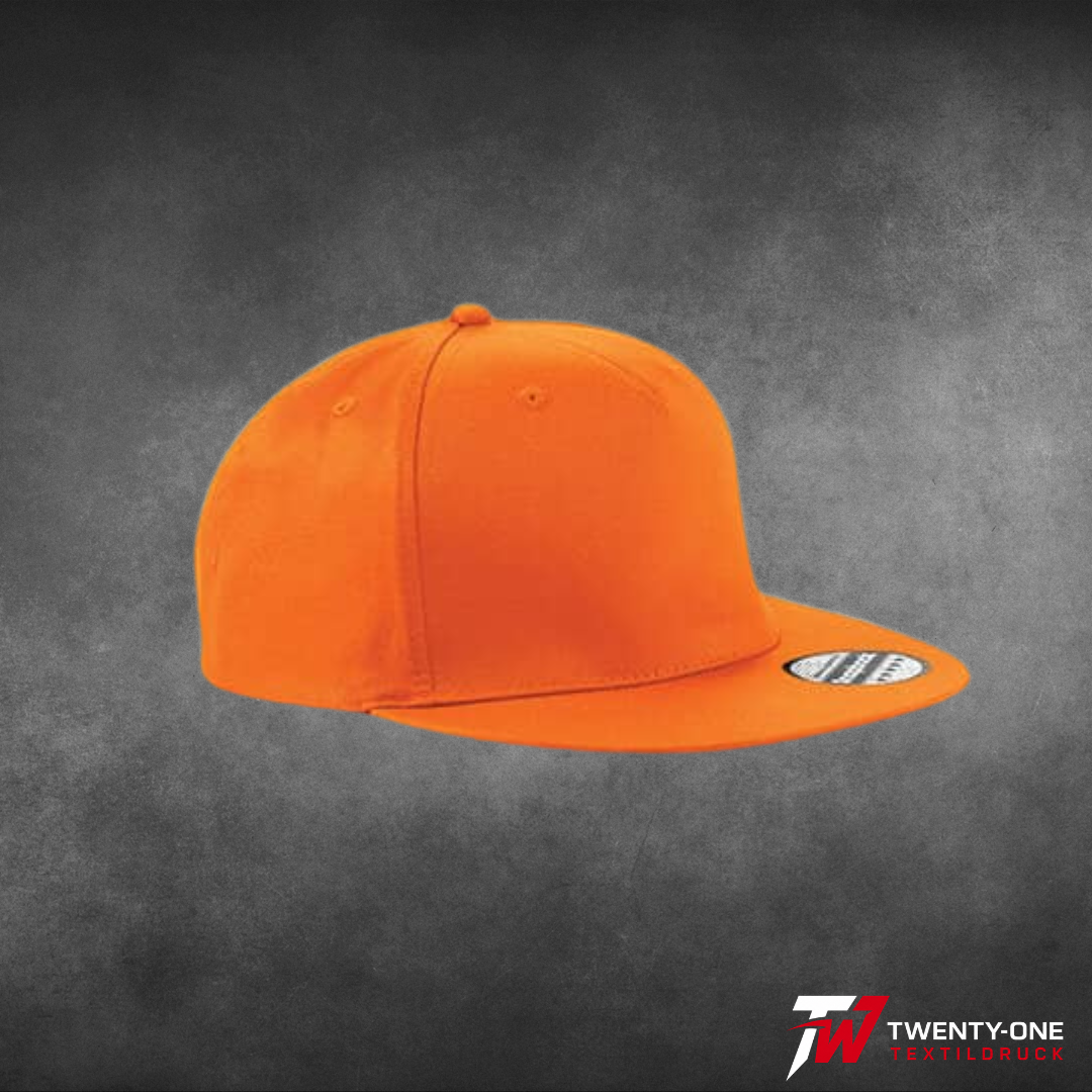 5-Panel Snapback Rapper Cap inkl. Druck