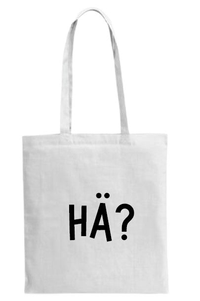 Stofftasche „HÄ?“ – Wenn Worte fehlen.
