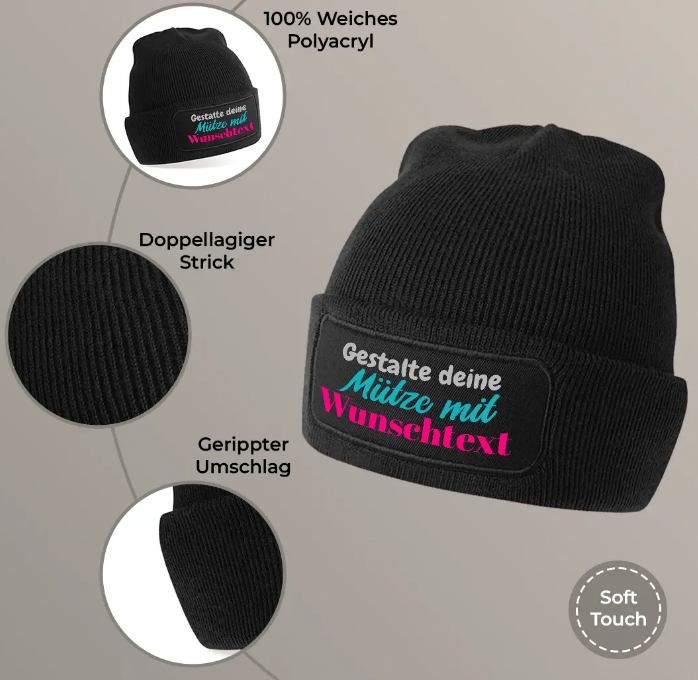 Personalisierte Mütze
