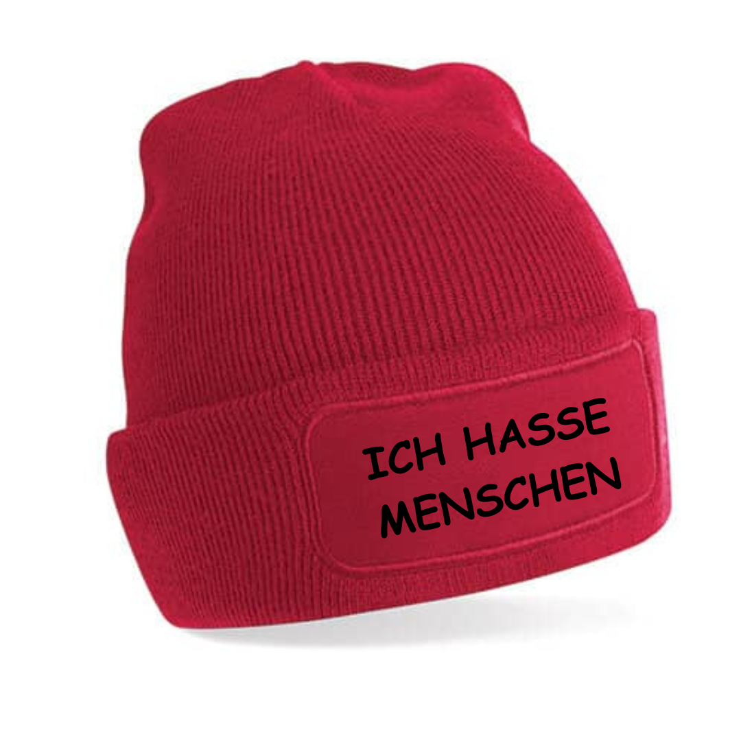 Mütze - ICH HASSE MENSCHEN