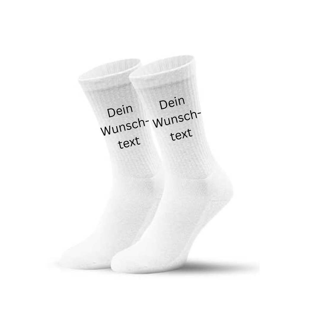 Socken - Wunschtext