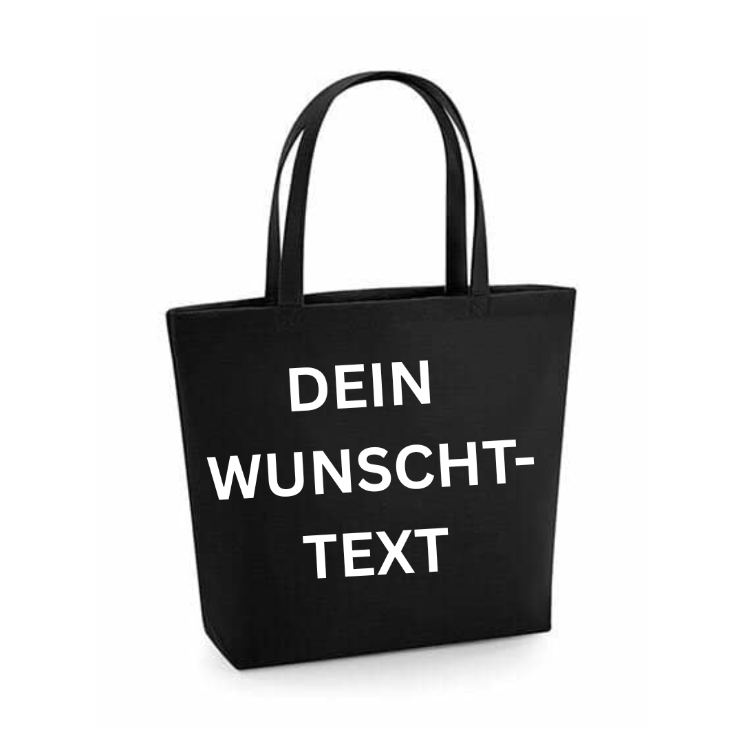 Filztasche mit deinem Wunschtext – stylisch & individuell